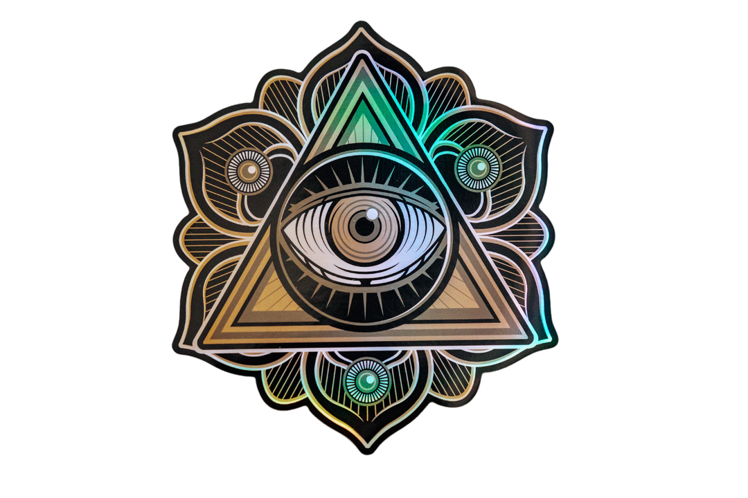 6" Holographic Icon Sticker