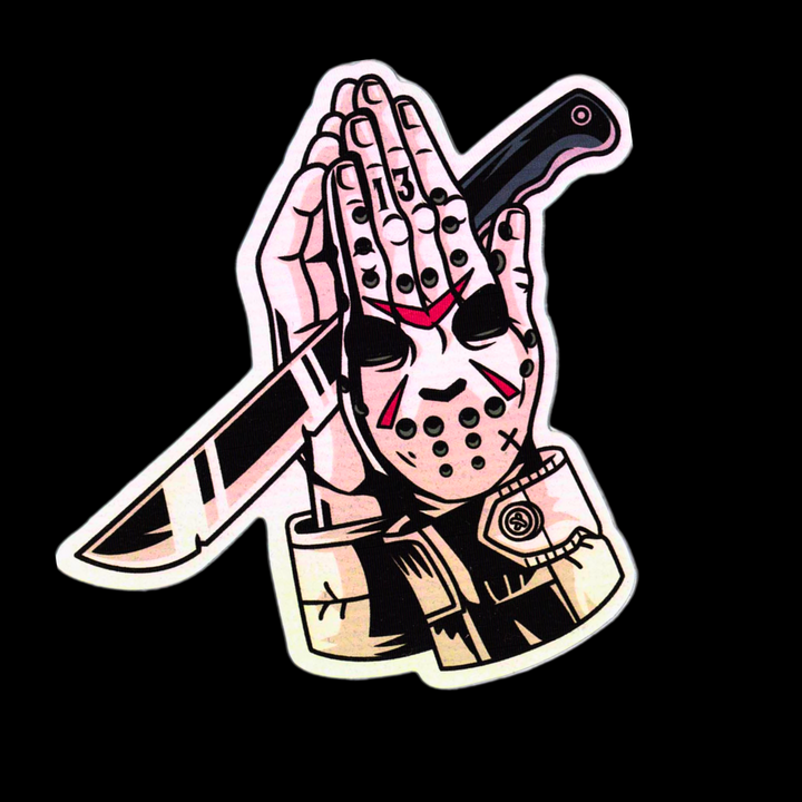 Preyer Hands - Wrath of Voorhees Holographic Sticker