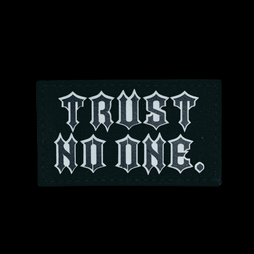 Trust No One Laser Cut - Black Condura